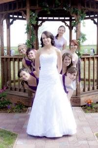Sarah and bridesmaids